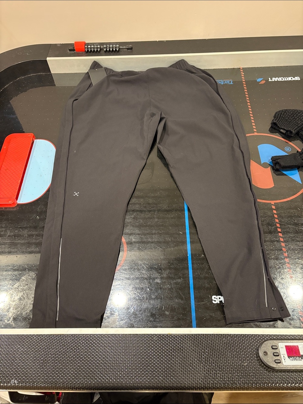 Women’s Black Elastic-Waist Casual tear away Pants - Picture 2 of 4